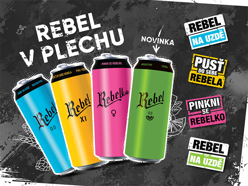 Rebel in cans